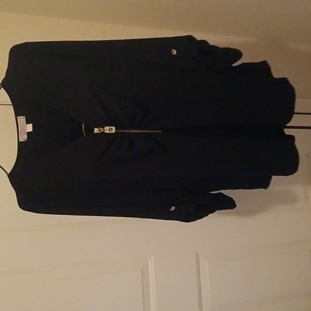 Michael Kors black top with gold details